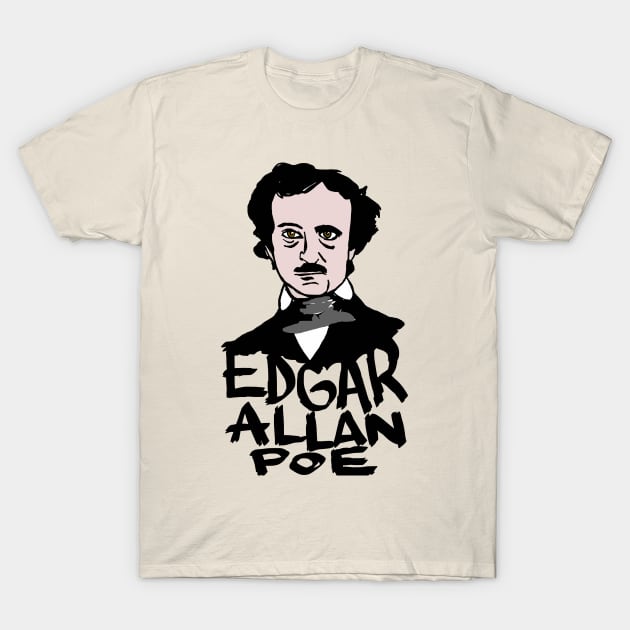 Edgar Allan Poe T-Shirt by LoganJ